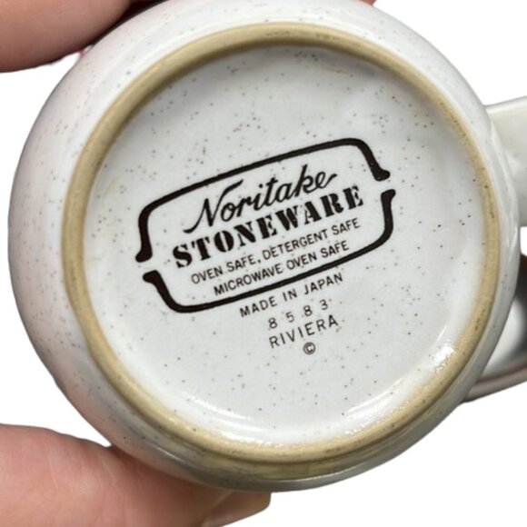 Noritake Stoneware RIVIERA Made in Japan Tea Coffee Cup and Saucer - Picture 4 of 8